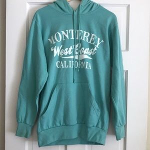Teal Monterey California Hoodie